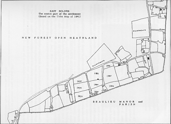 east boldre map